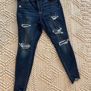 Maurice’s size 14 Distressed Dark Blue Women's Jeans